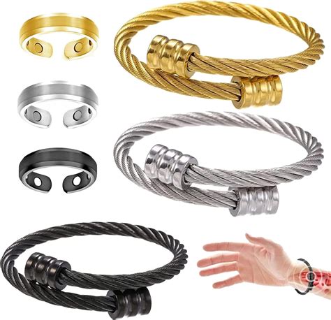 Crainoc Titaniumion Osimium Bangle Bracciale Magnetico Dimagrante E