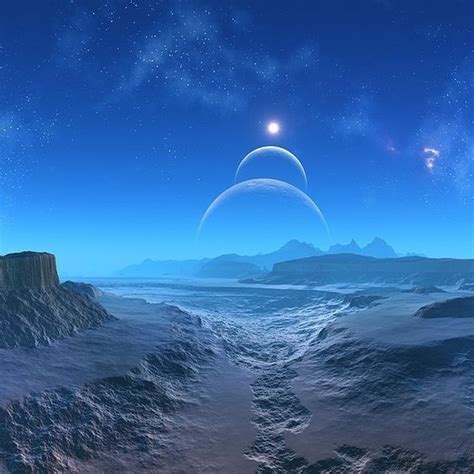 Alien Planet Planets Art Fantasy Landscape