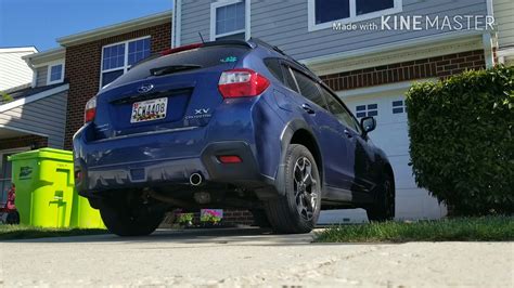 Xv Crosstrek Muffler Delete Cold Start And Revs Youtube