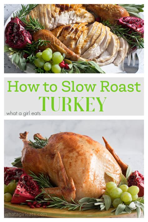 How To Slow Cook Turkey In The Oven What A Girl Eats Food 24h