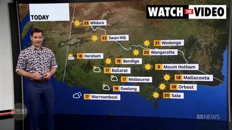 Nate Byrne In Drag ABC Weather Presenter Unrecognisable News Au