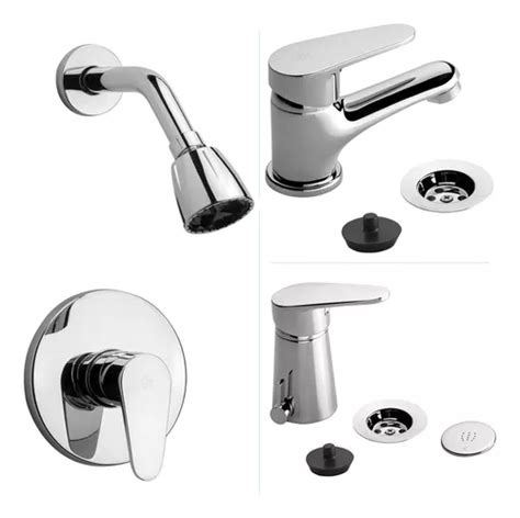 Combo Fv Compacta Monocomando Ducha Lavatorio Bidet