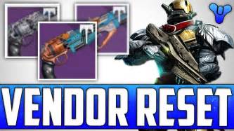 Destiny Vendor Reset All New Weapon Armor Rolls Guide Age Of