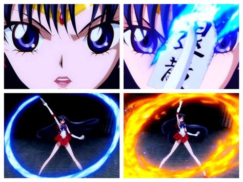 Sailor Moon Crystal - Collage Sailor Mars Attack - Evil Spirit be ...