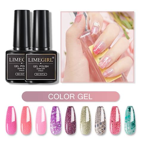 LIMEGIRL Conjunto De Gel De Unhas Uv Lâmpada LED Elétrica De Perfuração