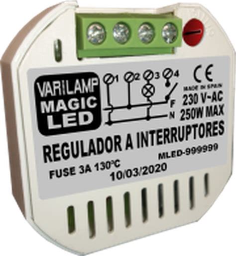 Varilamp Magic Led Regulador Led Universal A Interruptores W