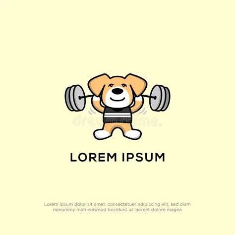 Puppy Dog Doing Fitness Logo Design Puppies Love Sports Logo Design