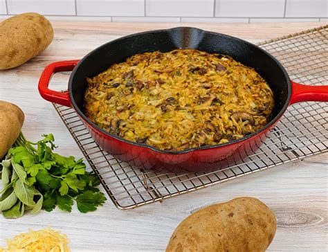 Skillet Hash Brown Stuffing Potatoes Usa