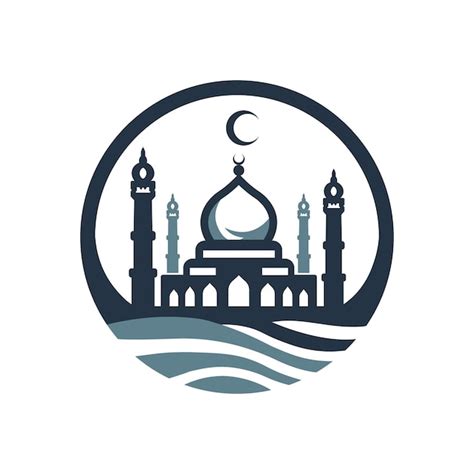 Premium Vector Muslim Mosque Logo Beautiful Muslim Temple