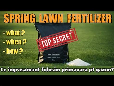 Ingrasamant De Primavara Pt Gazon Spring Lawn Fertilizer Fertilizer