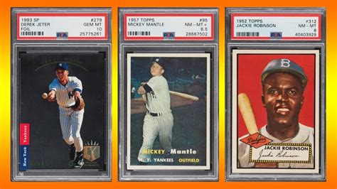 Top 20 Highest Selling Baseball Cards From June Of 2022 YouTube