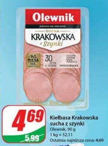 Promocja Kie Basa Krakowska Sucha Z Szynki Olewnik W Dino