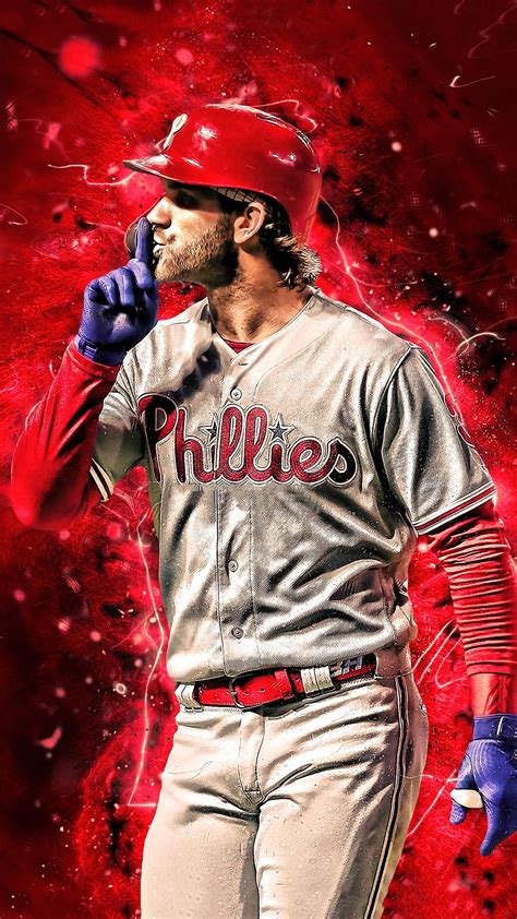 Mlb philadelphia phillies bryce harper poster – Artofit