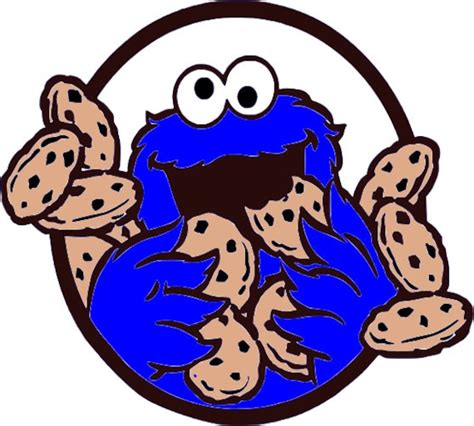 Cookie Monster Svg Vector File From Sherbrookeseven On Etsy Studio