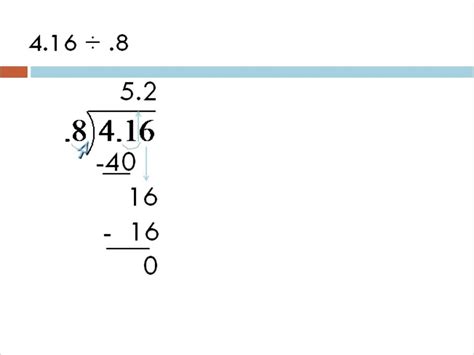 Long Division Calculator Decimals