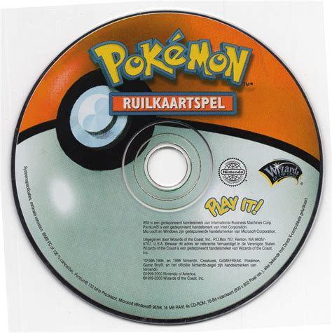 Pokemon Play It Ruilkaartspel Cd Rom Wizards Of The Coast Free