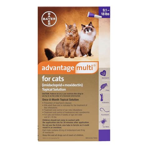 Advantage Multi For Cats Buy Advocate Flea Heartworm Treatment For