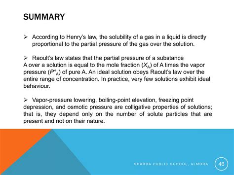 Solution chemistry | PPT | Free Download