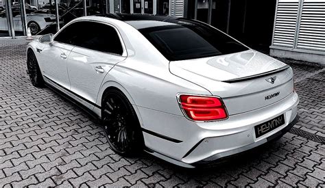 2021 Keyvany Bentley Flying Spur, White & Black Specs