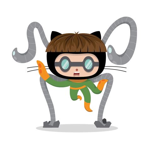 Collection Of Github Octocat Logo Png Pluspng