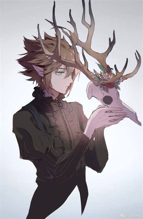 Anime Boy With Deer Antlers A story about a hunter s son who was born ...