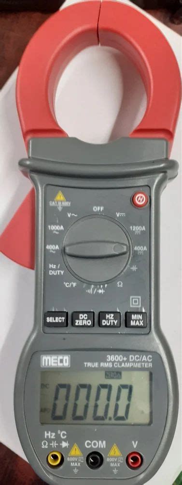 V Meco Ac Dc Clamp Meter Aaa V