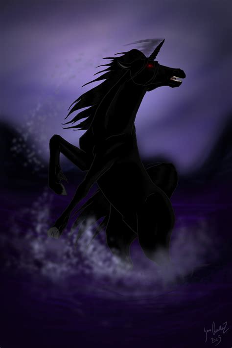 Demonic Unicorn By Missy Missq On Deviantart