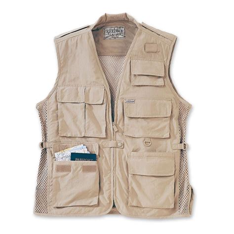 Unicef Market Mens Lightweight Nylon Travel Vest Weekender