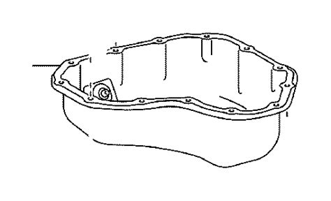 Lexus Es 350 Engine Oil Pan Suffered Underside 121110p070 Genuine Lexus Part