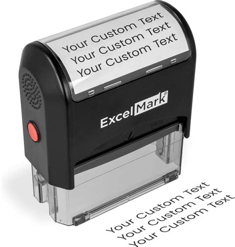 Custom Self Inking Stamp Up To 3 Lines Clear And Crisp