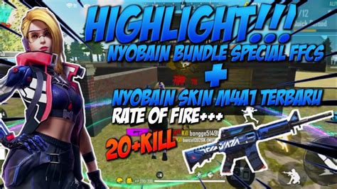 HIGHLIGHT PAKE BUNDLE SPECIAL FFCS AND NYOBAIN SKIN M4A1 TERBARU MUSUH