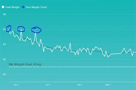 Weight Loss Graph Body Fluctuations Community Fitness Blender