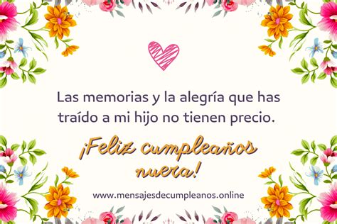 Frases De Cumpleaños Para Una Nuera Hermosos Y Elegantes