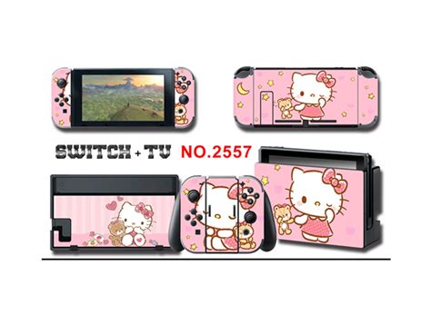 Pink Hello Kitty Cat Nintendo switch skinGamer decalSwitch | Etsy