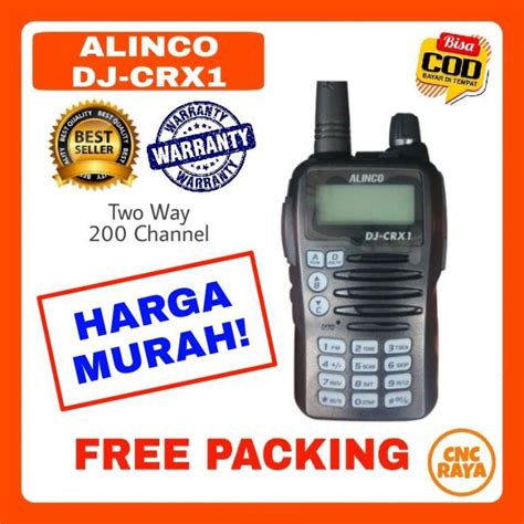 HT ALINCO DJ CRX1 Single Band Walkie Talkie Handy Talky Japan H T