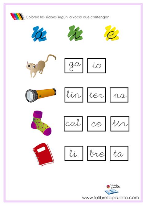 Fichas De Las Vocales Para Imprimir La Libreta Piruleta Hot Sex Picture