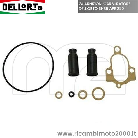 Carburatori KIT GUARNIZIONI REVISIONE CARBURATORE DELLORTO SHBB