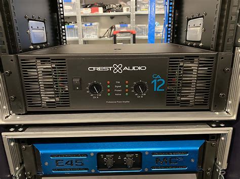 Crest Audio Ca12 2200 Watt Power Amplifier 2000s Black Reverb