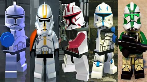 The Evolution Of Clone Troopers In Lego Star Wars Games Youtube