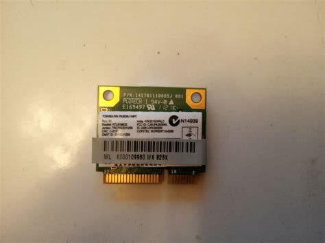 Toshiba Satellite C660 C660D WiFi Wireless Card K000109960 EBay