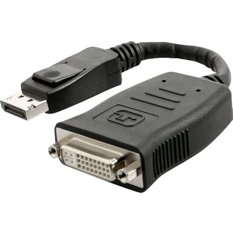 4XEM 9in DisplayPort To DVI-I Dual Link M/F Adapter Cable - DisplayPort/DVI for Video Device, TV ...