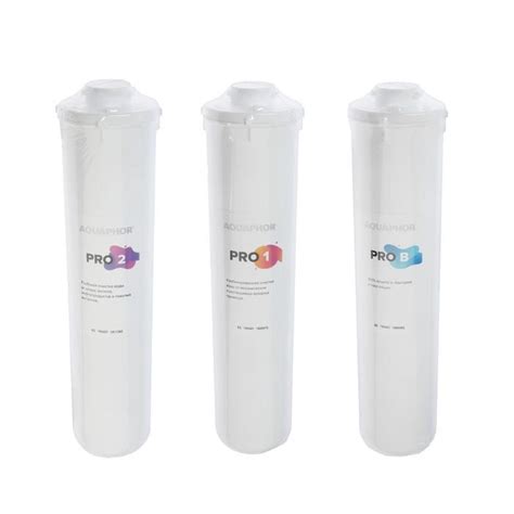 Комплект сменных картриджей для Аквафор ECO H, Pro1-Pro2-ProB ...