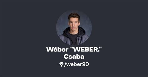 Weber Instagram Facebook Tiktok Twitch Linktree