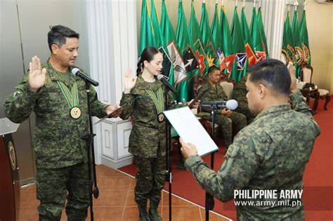 Gomez Couple Joins Army As Reservists Force With A Rank Of Lieutenant Colonel Leyte Samar