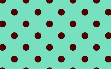 Turquoise Polka Dots Wallpaper