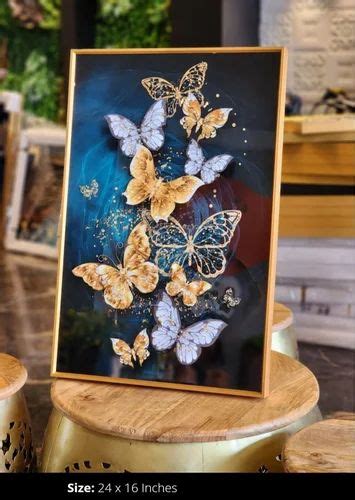 Multicolor Resin Crystal Porcelain Painting For Home Decor At Rs