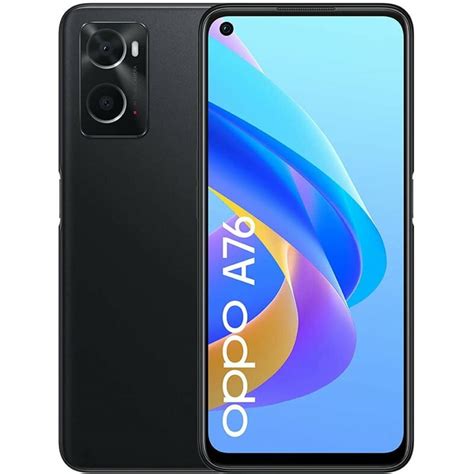 Oppo A76 Dual SIM 4GB 128GB Glowing Black Skroutz Gr