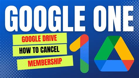 How To Cancel Google One Subscription Membership Youtube