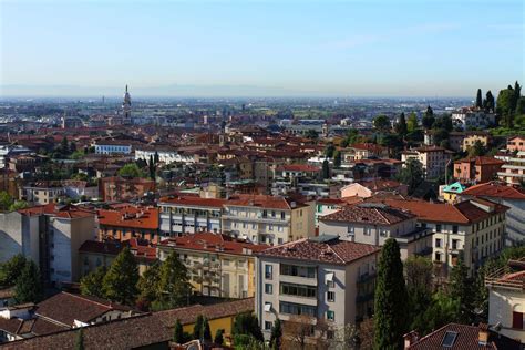 Roofs Of The Buildings In The City Centre Of Bergamo Stock Image