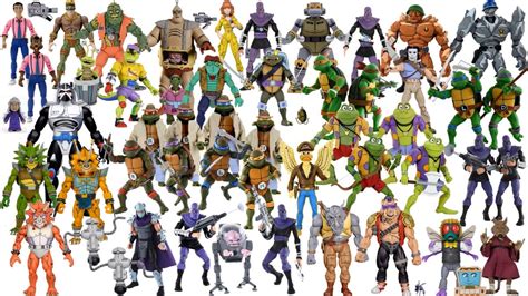 Every Neca Tmnt Teenage Mutant Ninja Turtles Cartoon Comparison List